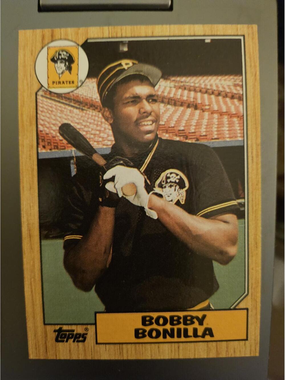 Bobby Bonilla (RC) 1987 Topps Baseball Card - Rookie - Pittsburgh Pirates